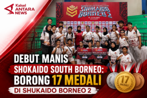 Debut Manis Shokaido South Borneo: Borong 17 Medali di Shukaido Borneo 2