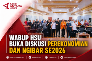 Wabup HSU buka diskusi Perekonomian dan NGIBAR SE2026