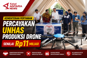 Kementan mempercayakan Unhas produksi drone senilai Rp11 miliar