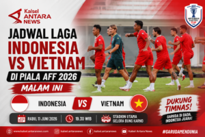 Jadwal Laga Indonesia vs Vietnam di Piala AFF 2026 Malam Ini