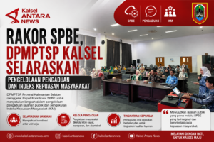 RAKOR SPBE, DPMPTSP KALSEL SELARASKAN PENGELOLAAN PENGADUAN DAN INDEKS KEPUASAN MASYARAKAT